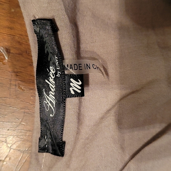 ANDREE BY UNIT Beige Mexican Embroidered Tank Trapeze Jumper Festival Dress - Picture 6 of 10